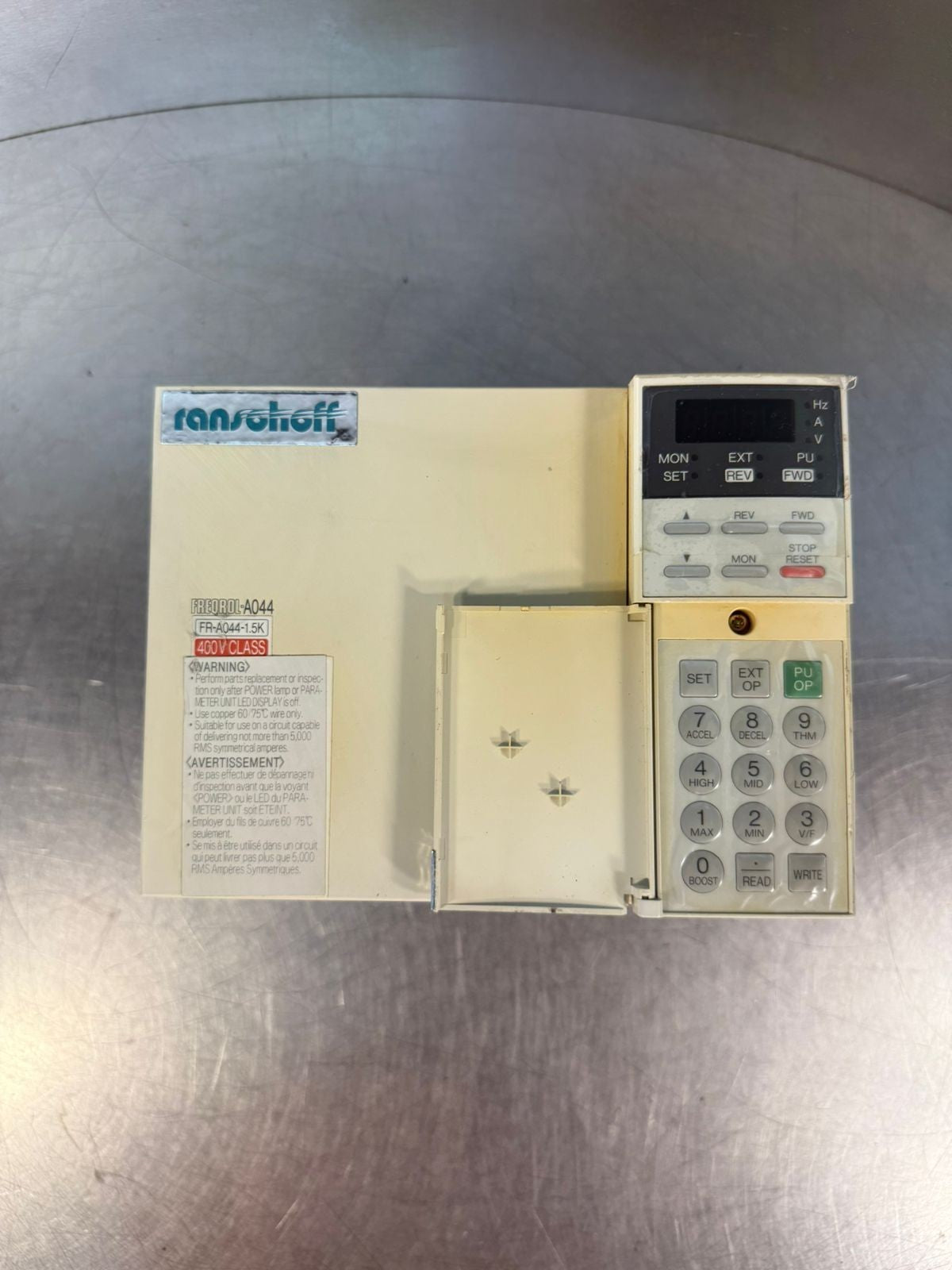 Mitsubishi FR-A044-1.5K-UL Variable Freq. Drive Invert 380/460V AC (10.4.2)