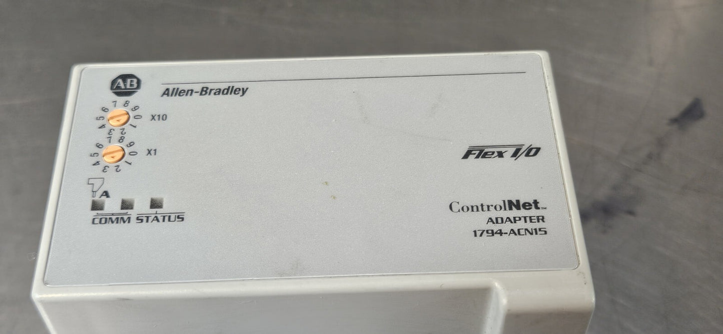 Allen-Bradley 1794-ACN15 Ser D ControlNet Adapter                       (BIN743)