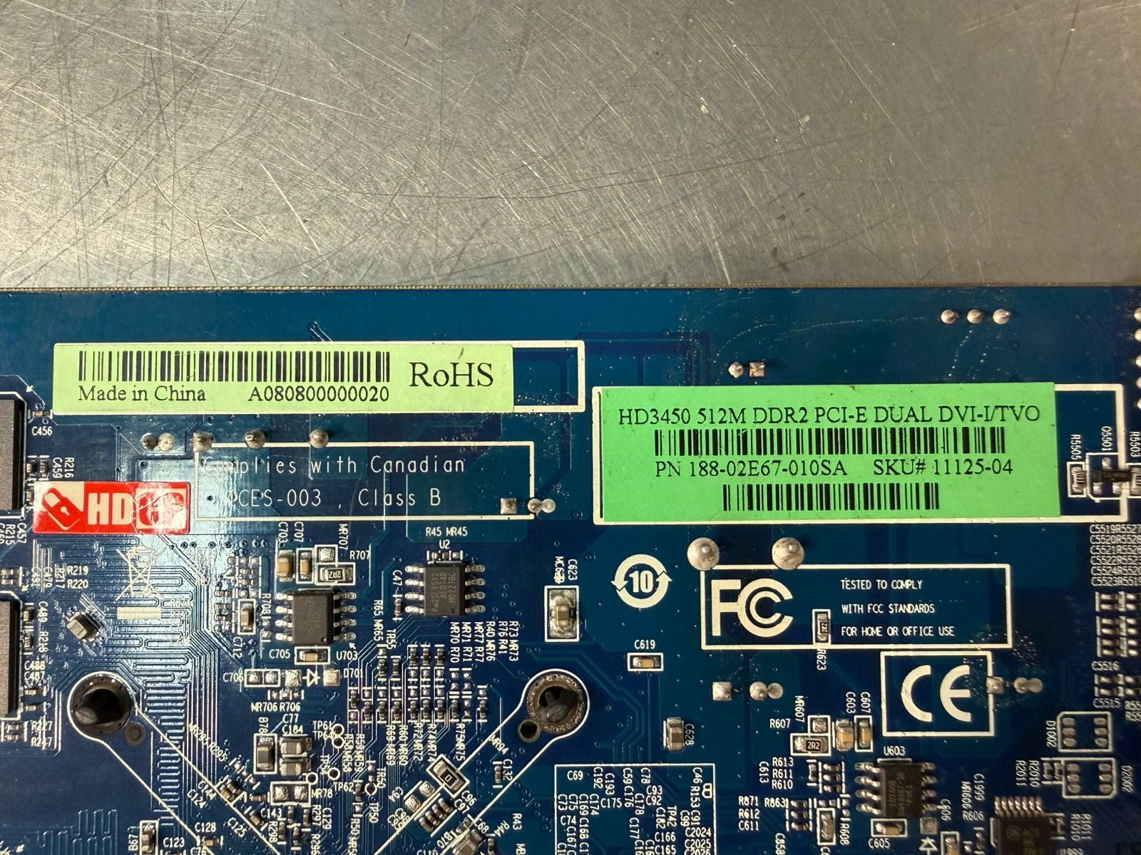 Ati HD3450 512M DDR2 PCI-E Dual DVI-ITVO  188-02E67-010SA          (5.4.2)