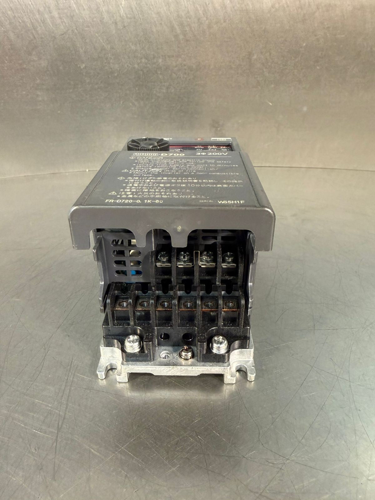 Mitsubishi FR-D720-014-NA Compact Variable Sp Drive 3Ph AC200-240V (5.4.3)