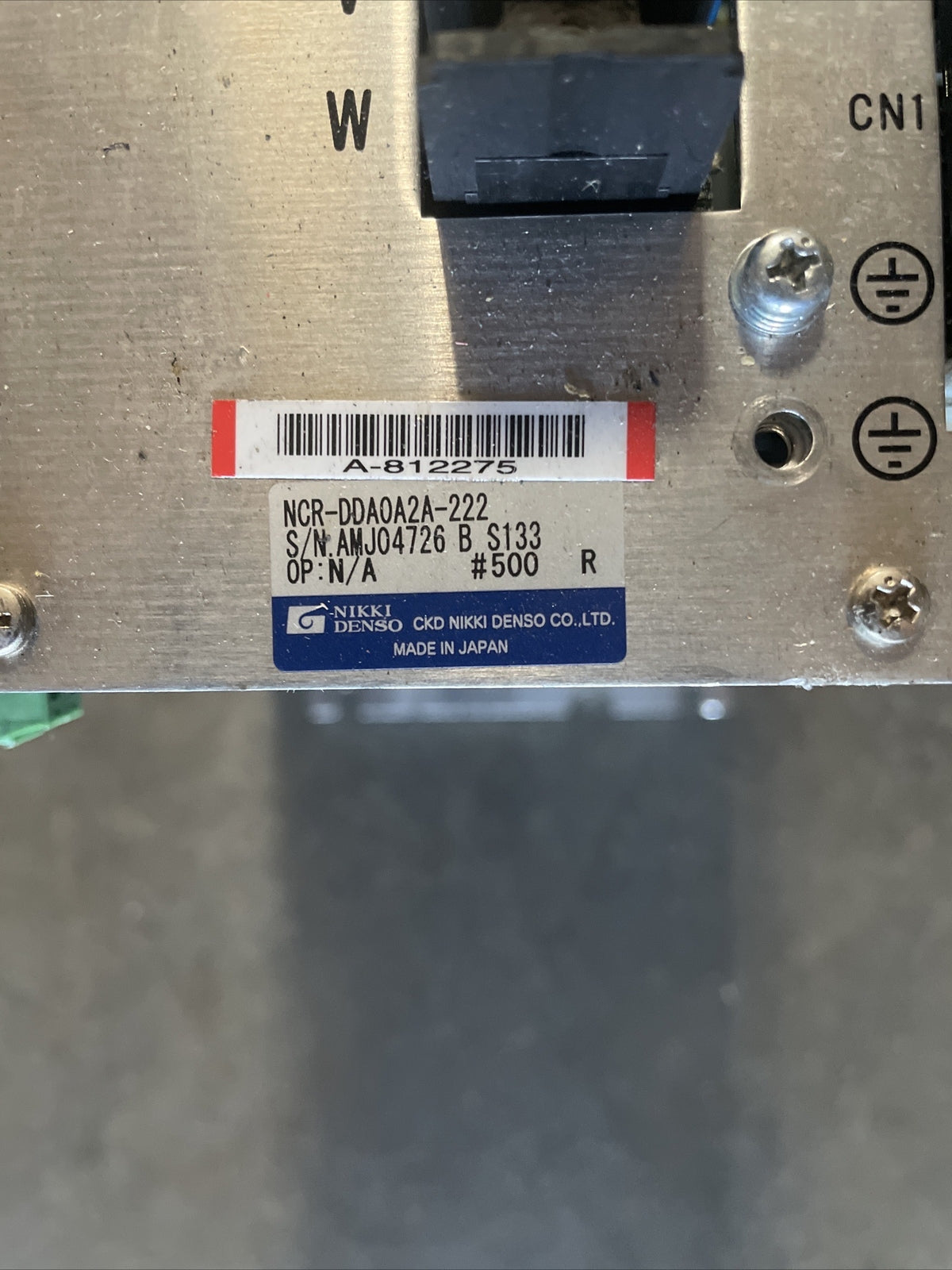 NIKKI DENSO / NCR-DDA0A2A-222 / AC SERVO DRIVER @3A