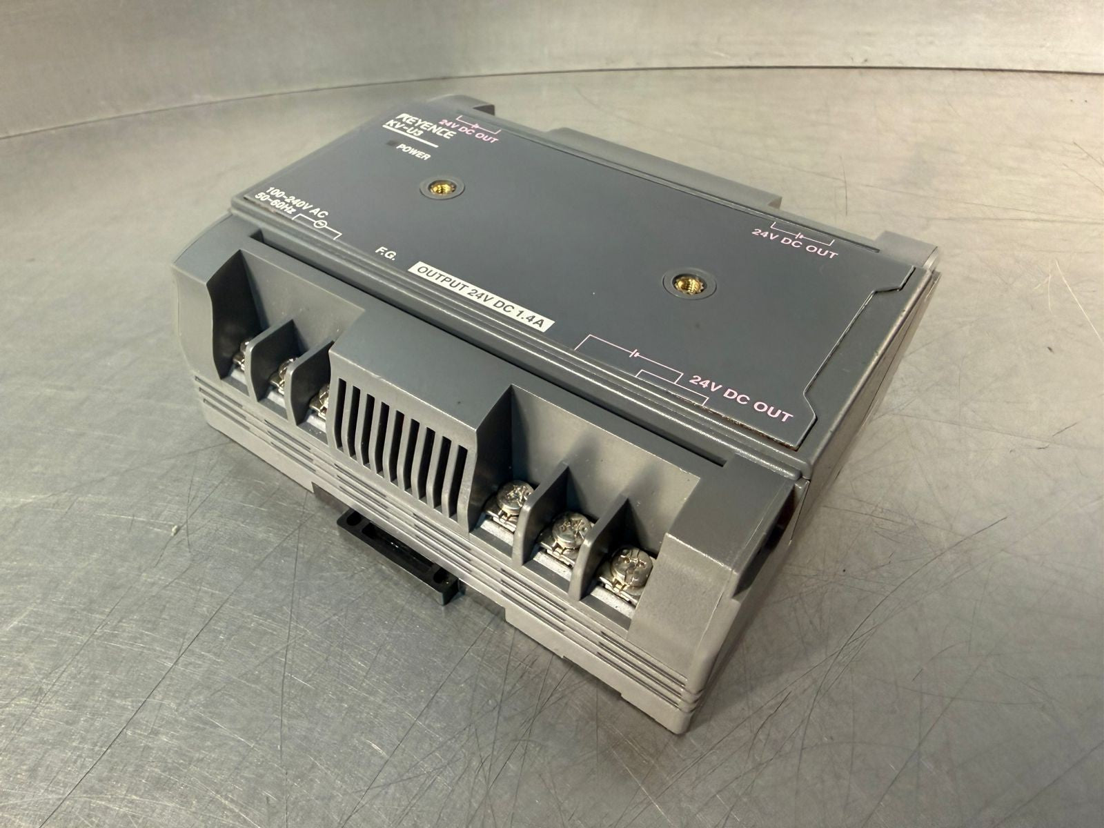  Keyence KV-U3 Power Supply 100-240Vac 50-60 24Vdc 1.4A             (7.2.3)