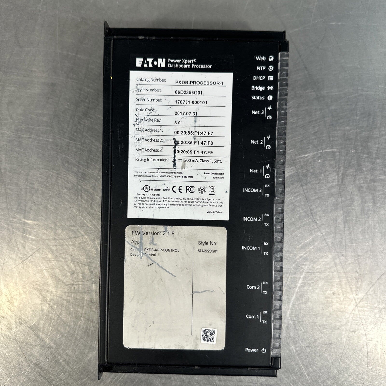 EATON CORPORATION PXDB-PROCESSOR-1 / PXDBPROCESSOR1 (5.4.3)