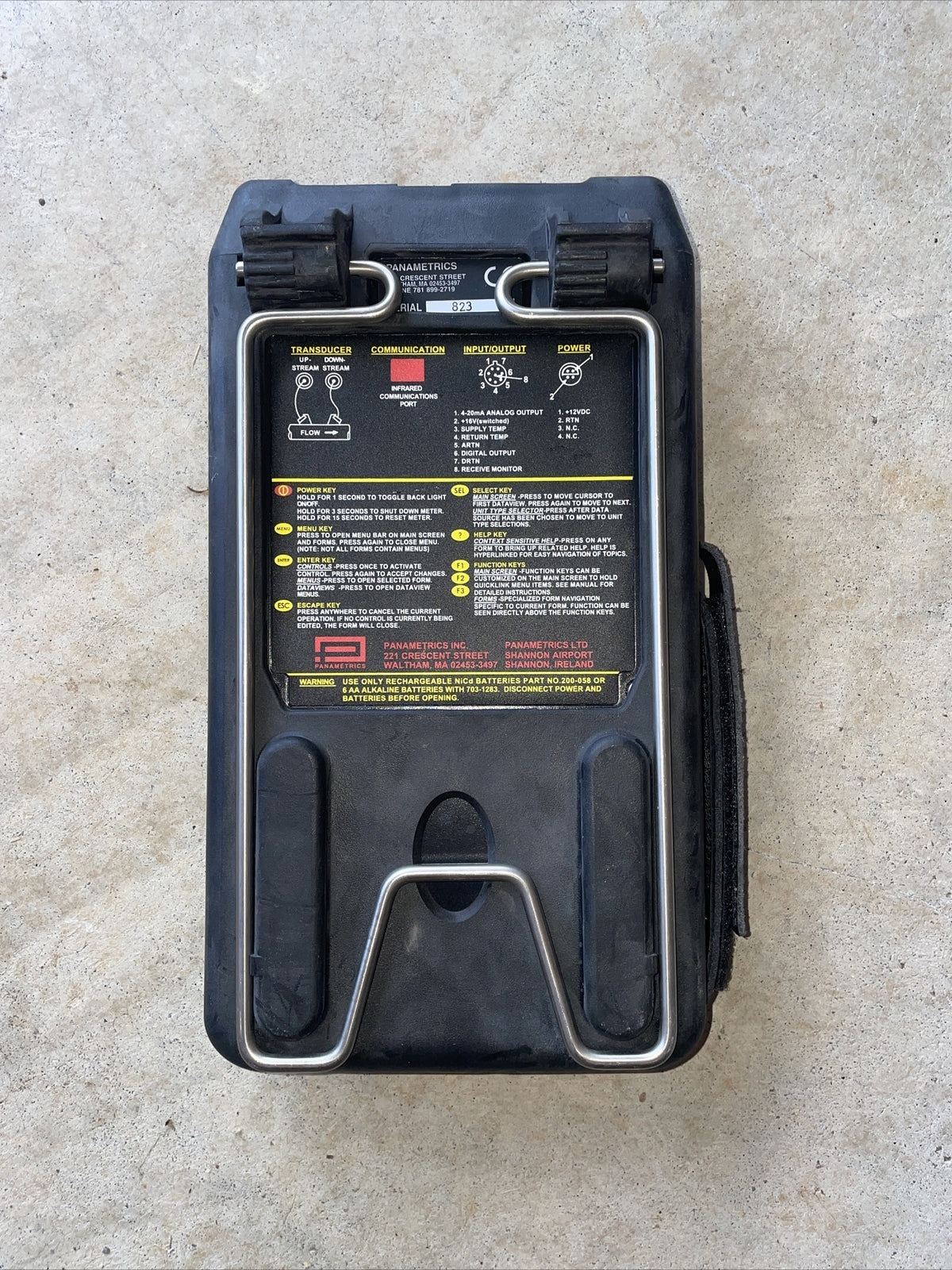 GE Panametrics VI PT878 Portable Liquid Flowmeter @ DH