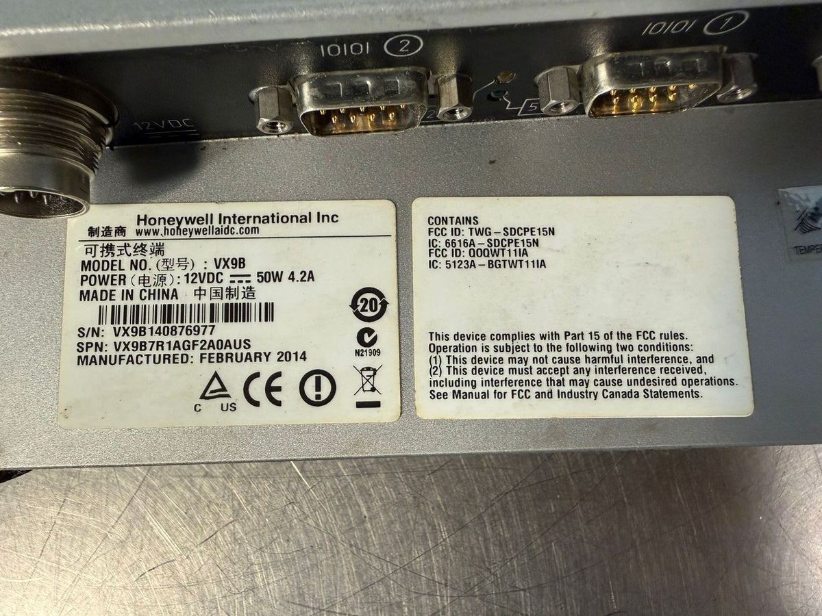Honeywell VX9B Thor Comp. Dt Terminal VX9B7R1AGF2A0AUS 12Vdc-50W   (7.4.4)