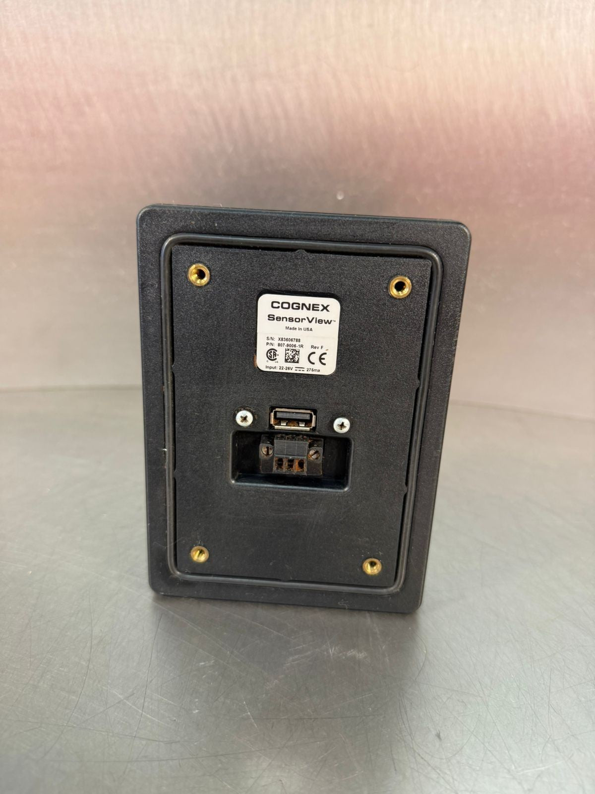 Cognex 807-9006-1R Rev. F SensorView 22-26V - 275ma                (3.1.1)
