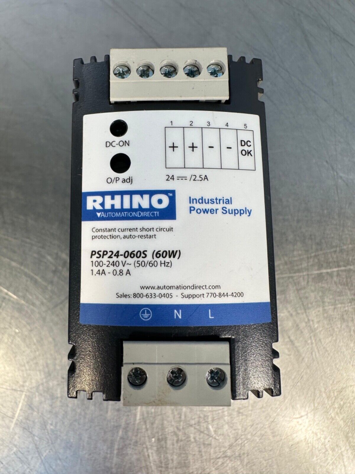 Rhino Automation Direct PSP24-060S 60W (4E-32)