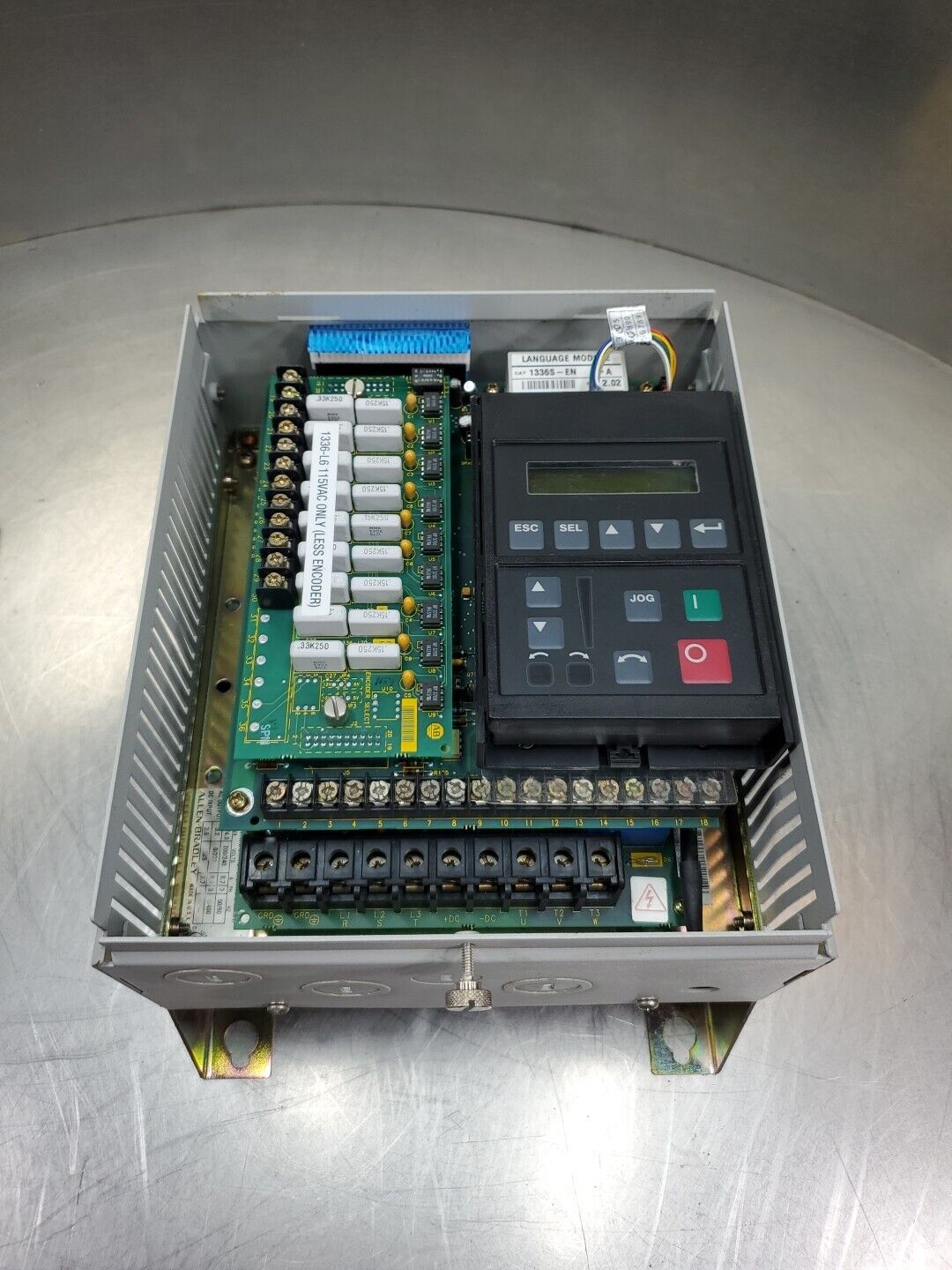 ALLEN-BRADLEY 1336 PLUS 1336S-BRF50-AA-EN-HA2-L6 Ser A Vector Drive.          1E
