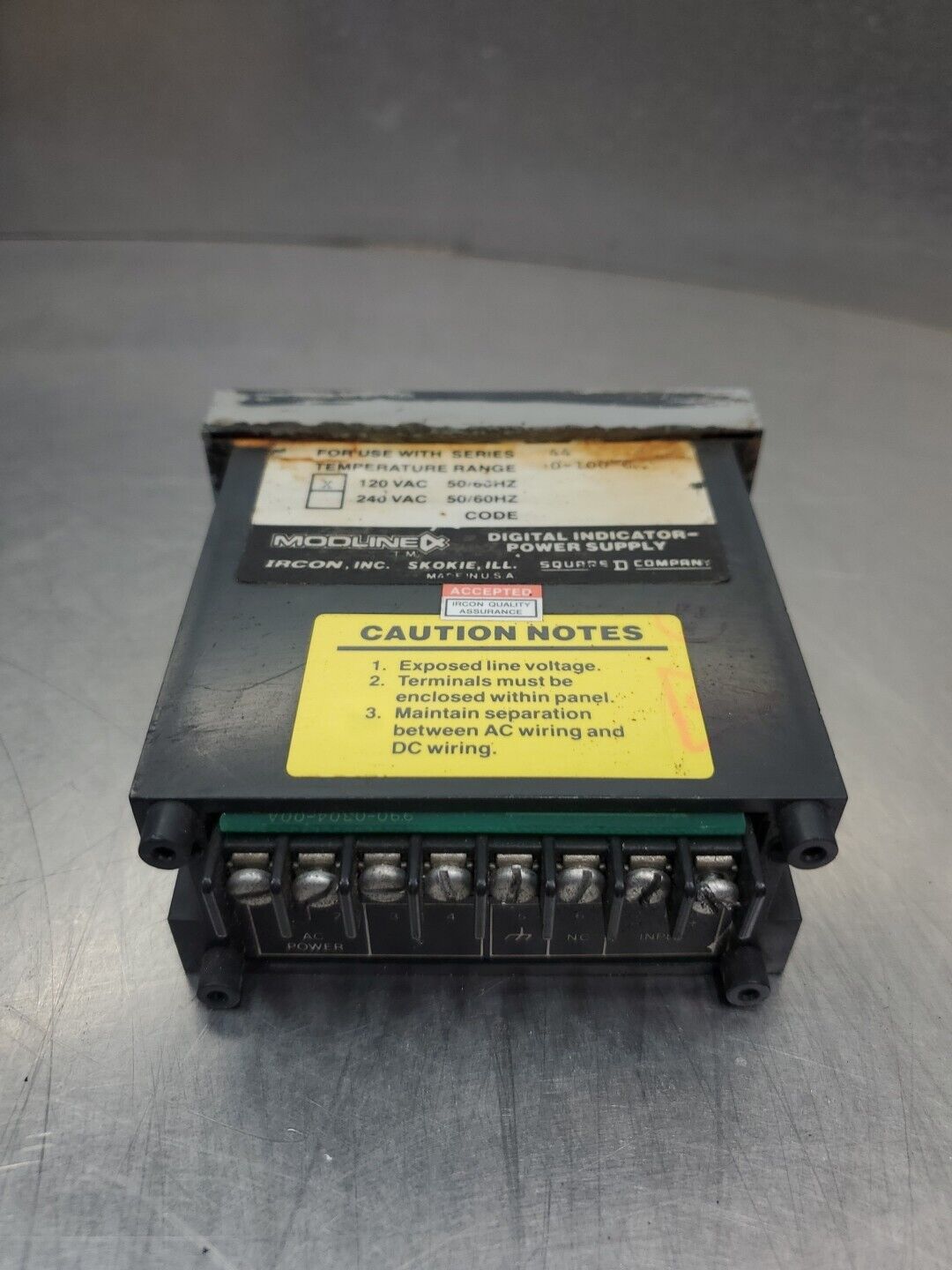 Square D MODLINE4 W/O#-029302 Temperature Monitor Module.                  2D-03