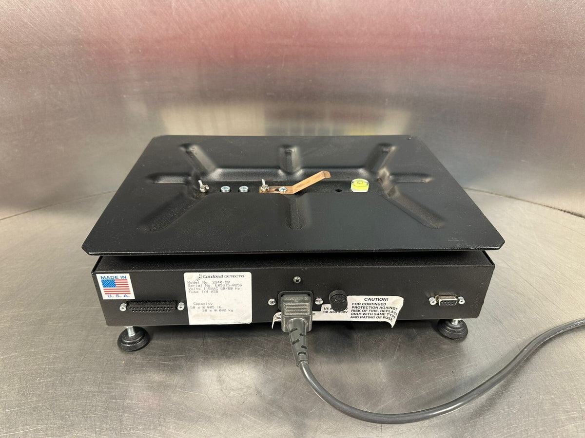Cardinal Detecto 2240-50  115Vac 50/60Hz / 50x0.005Ib 20x0.002 Kg (12.6.2)