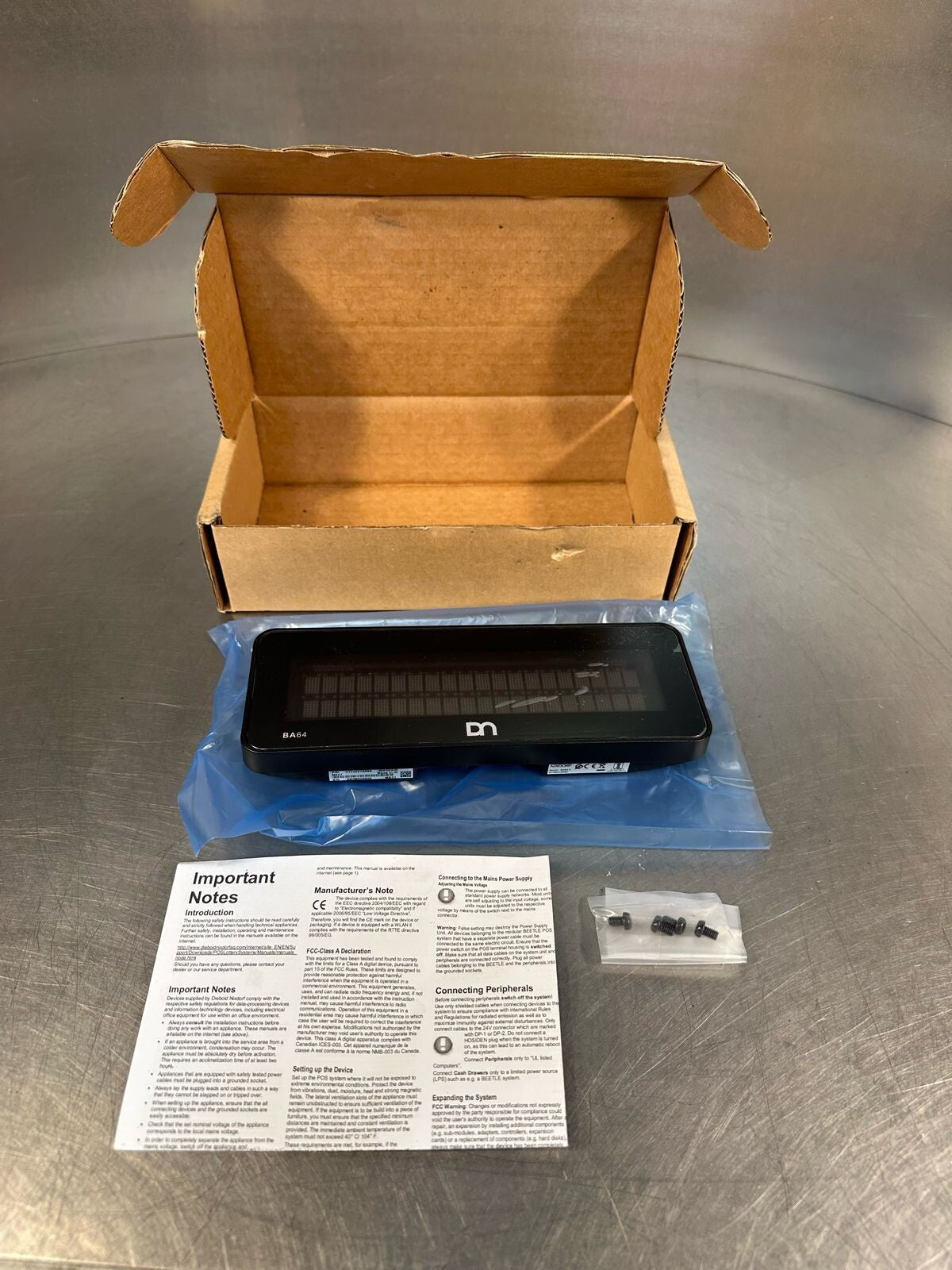 Diebold Nixdorf BA64-2 01750279696                                  (7.2.4)