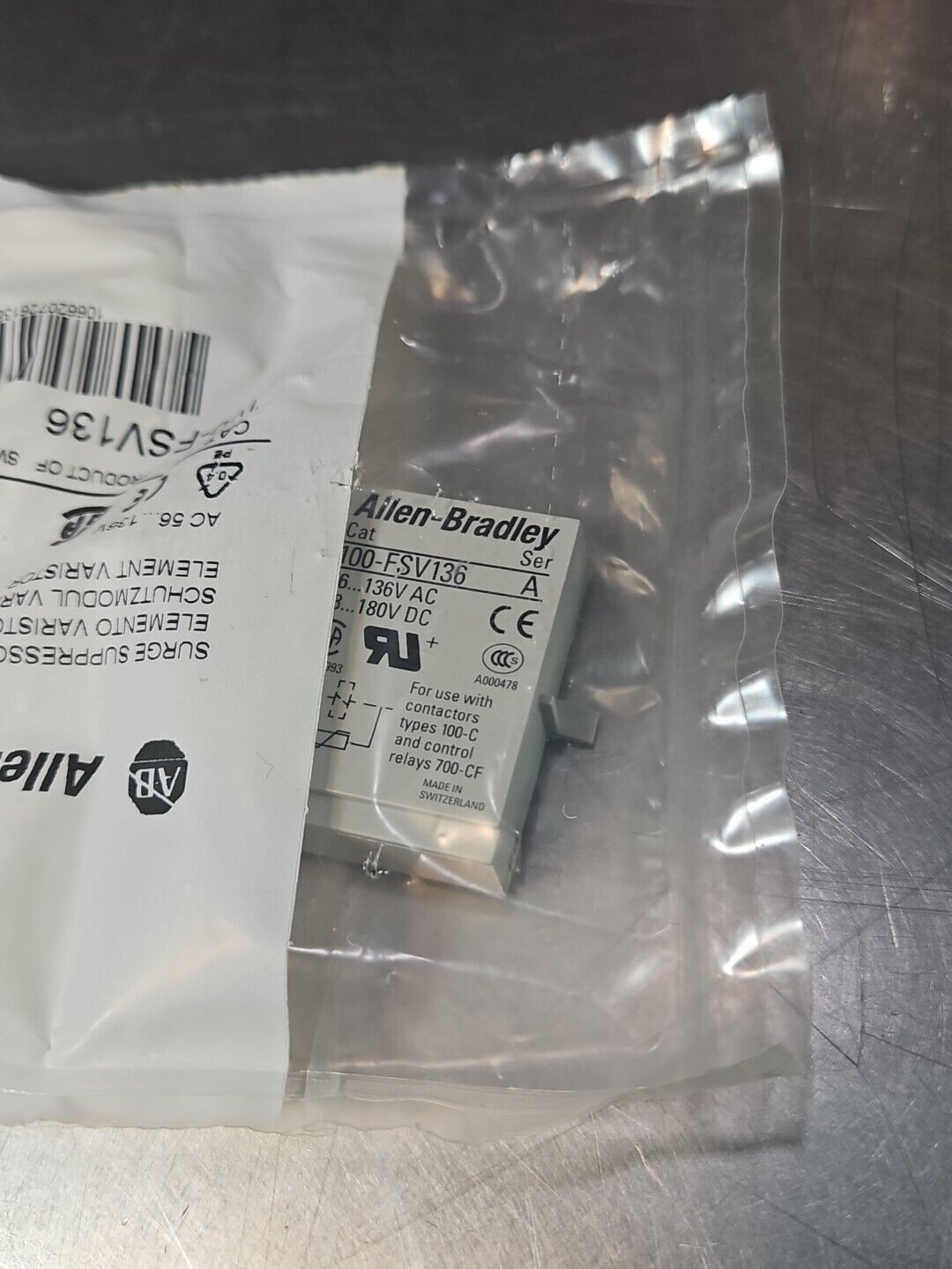 Allen-Bradley 100-FSV136 Ser A Surge Supressor Varistor                  loc4C26