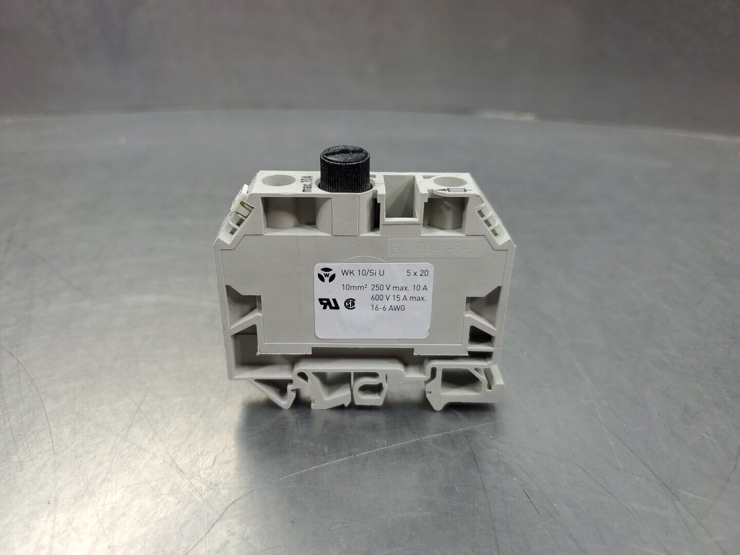 Wieland Electric WK 10/Si U 5x20 Fuse Terminal Block, WK10SiU5X20.         4E-35