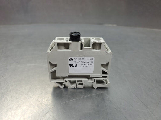 Wieland Electric WK 10/Si U 5x20 Fuse Terminal Block, WK10SiU5X20.         4E-35