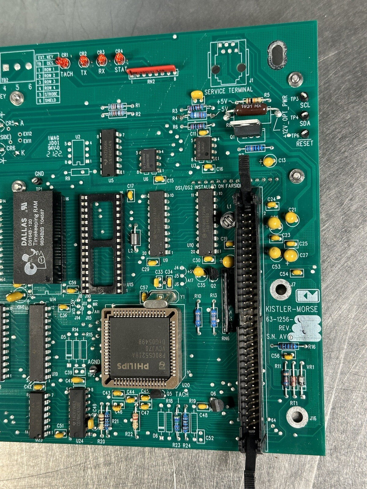 Kistler-Morse 63-1256-02 Microprocessor Control Display Board (BIN1-1.4.2)