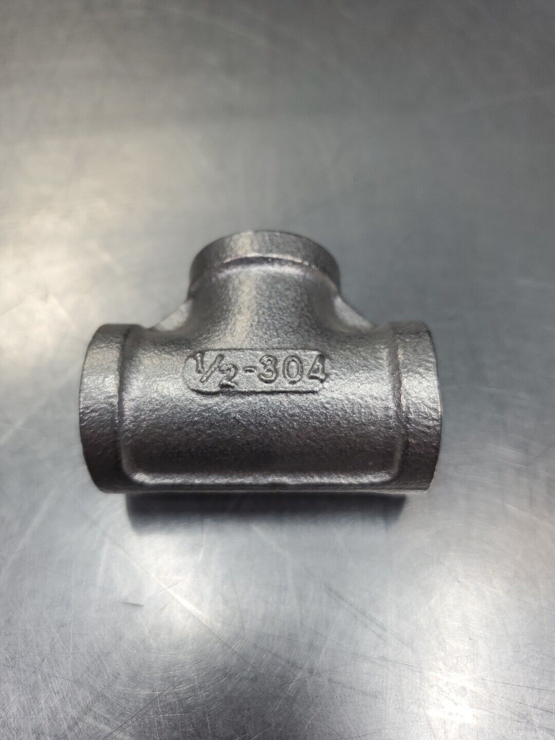 MS S-114 ½-304 (CAPP150) STAINLESS STEEL PIPE FITTING, T-Fitting.          6E-6