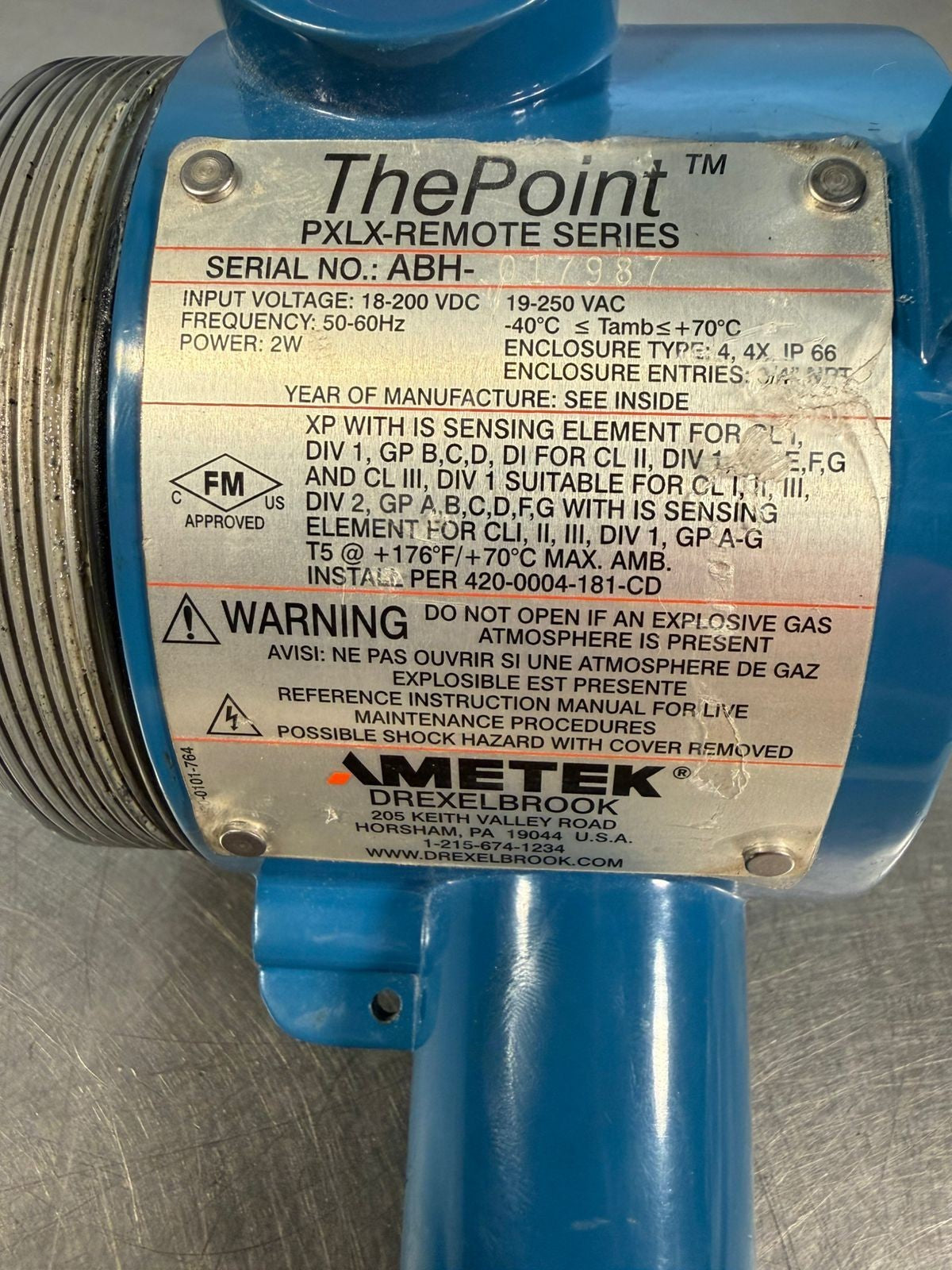 Ametek The Point PXLX Remote Series 18-200 VDC 2 W 50/60Hz         (4.5.4)