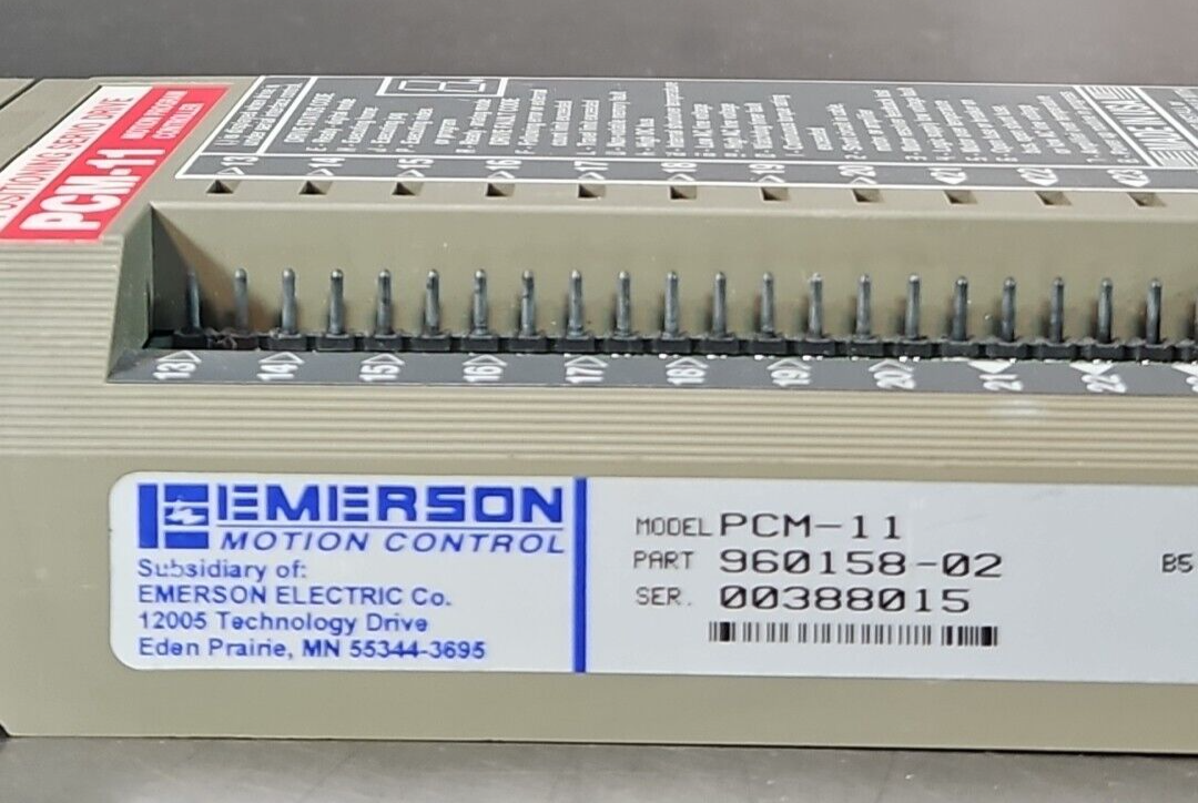 Emerson PCM-11 Programmable Motion Controller                           (BIN333)