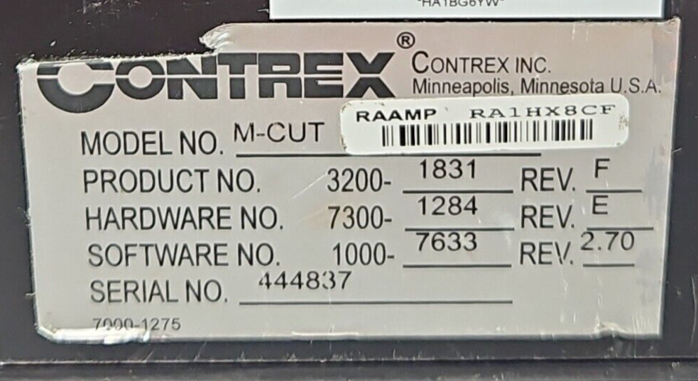 Contrex M-CUT intelligent universal Motion Controller                   (BIN434)