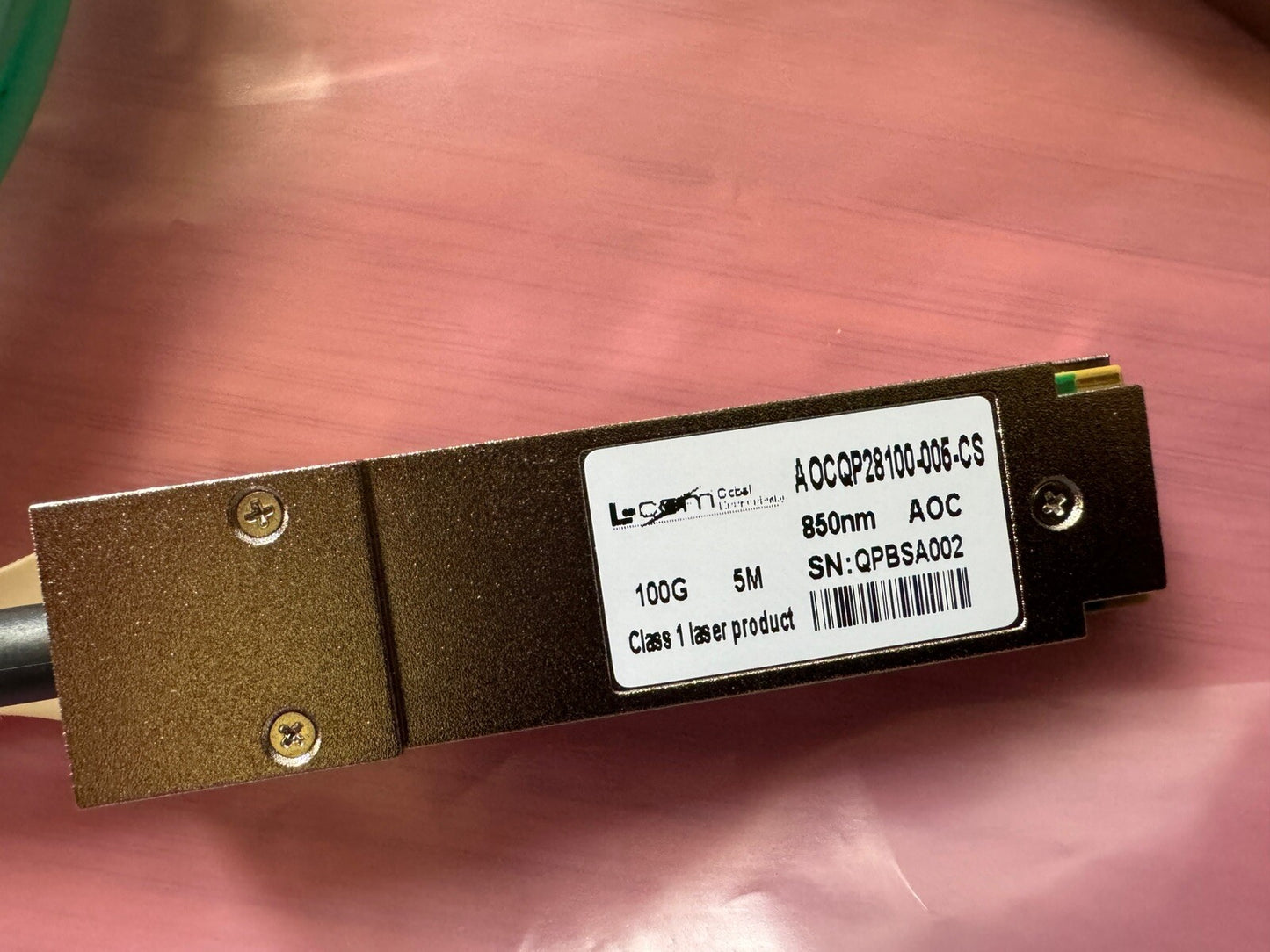 Active Optical Cable QSFP28 100Gbps, 5M, Cisco Compat/AOCQP28100-005-CS (BIN461)