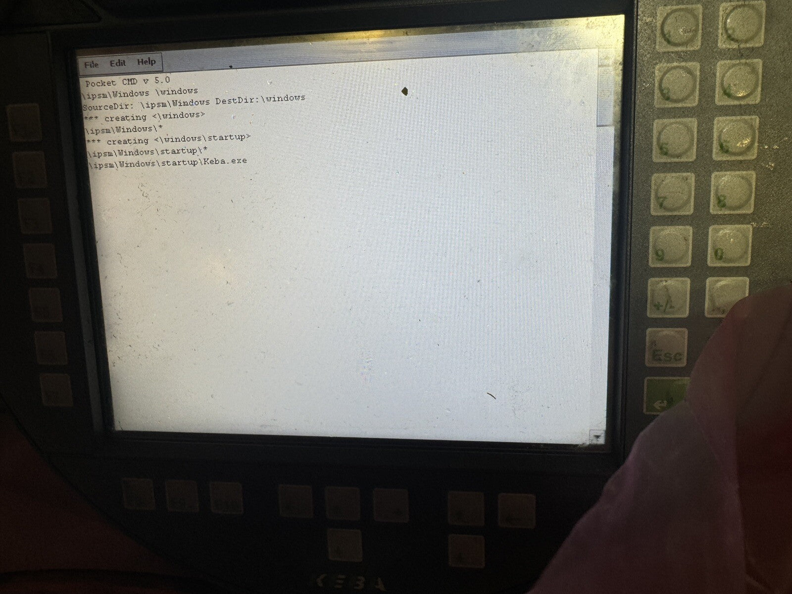 Keba Ketop T50 020 CES / 86712 / 04 teach pendant                       (BIN353)