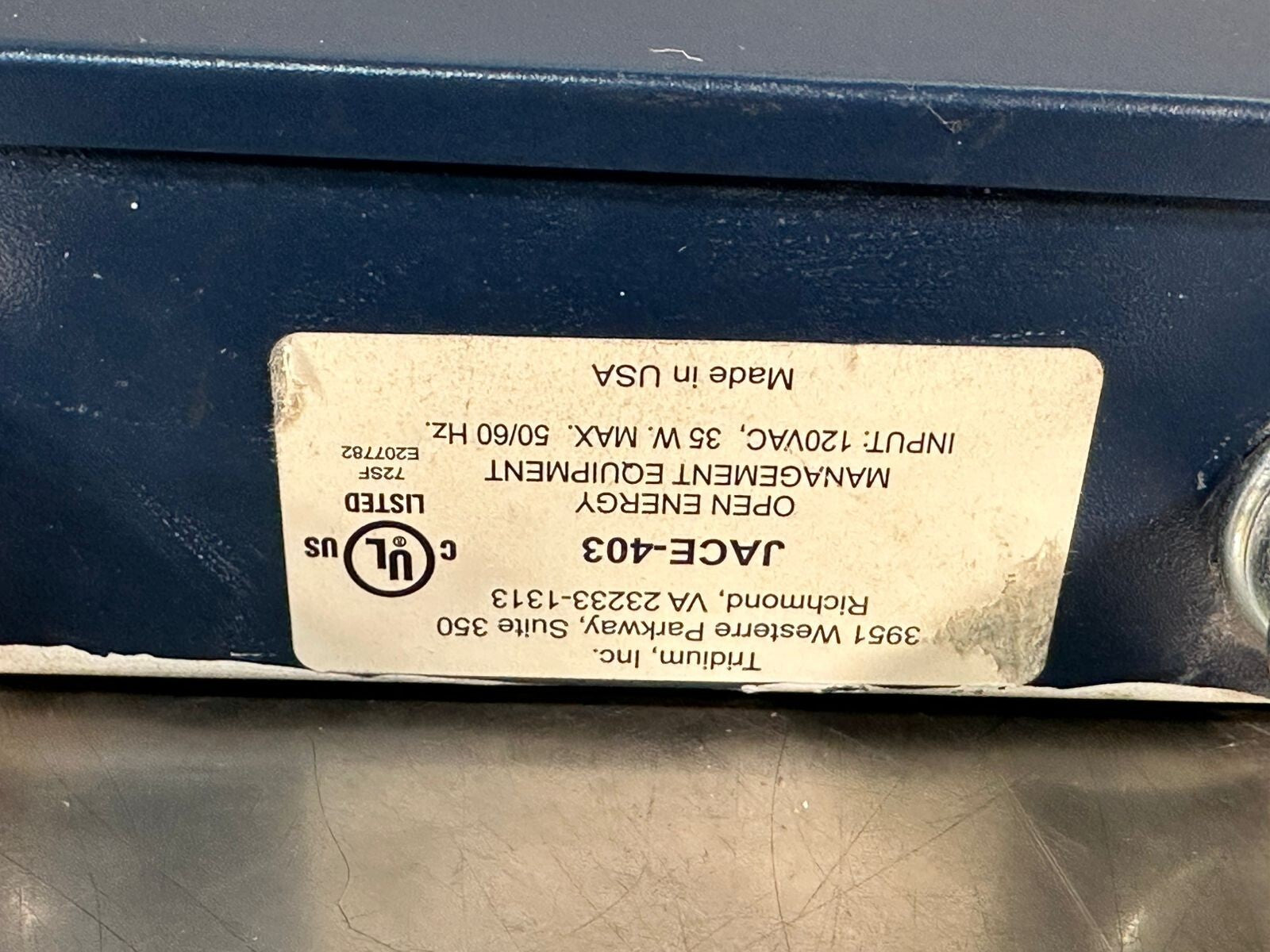 Tridium Honeywell  JACE-403 / JACE403    (1.2.2)