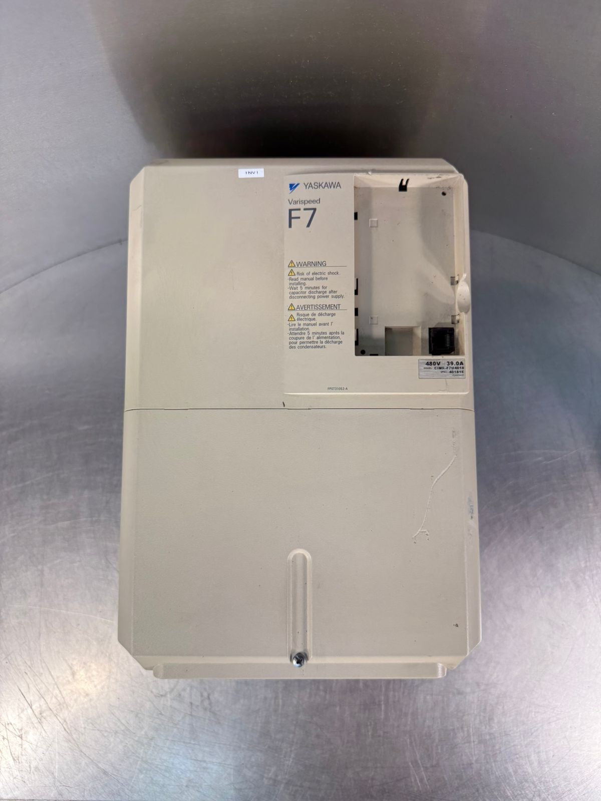 Yaskawa CIMR-F7U4018 Drive 3Ph           (5.5.2)