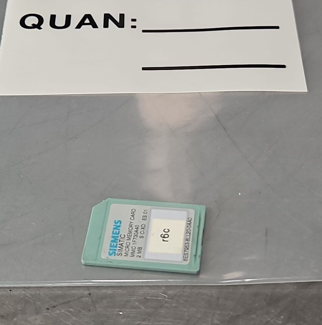 Siemens 6ES7953-8LL20-0AA0 PLC Memory Card  - 2MB                       (BIN541)