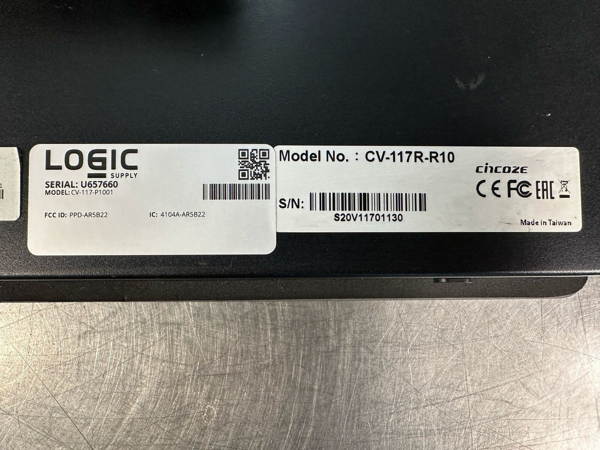 Cincoze CV-117 Fanless Panel PC | CV-117R-R10                            (8.6.6)