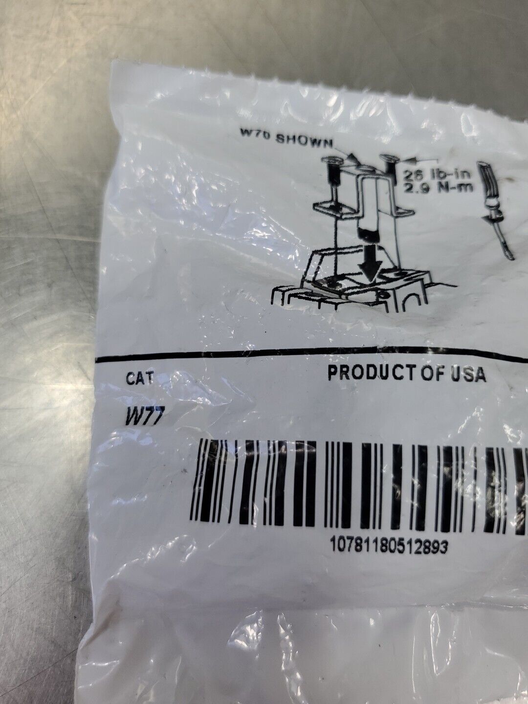 ALLEN-BRADLEY W77 OVERLOAD HEATER ELEMENT.                                 4D-43