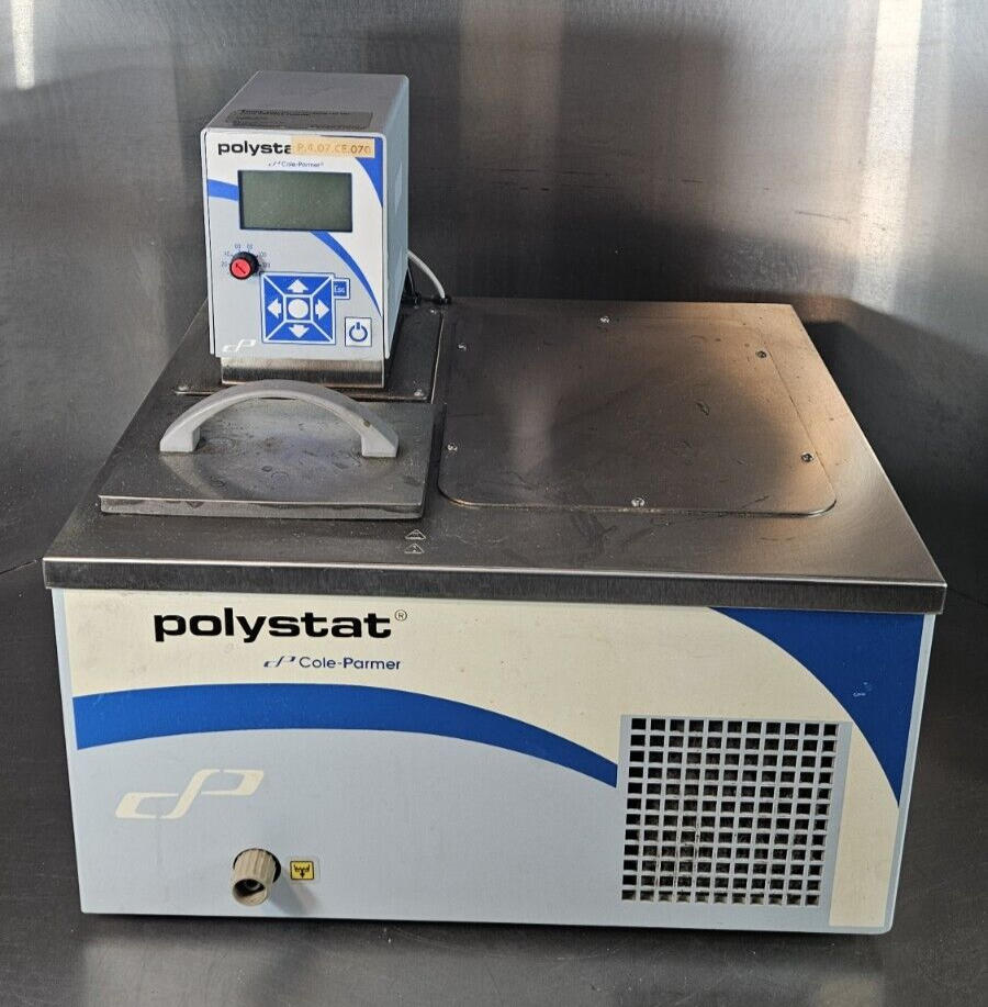 Cole Parmer Polystat 1C6F Refrigerated Circulating Chiller Heat/Cool Bath (B214)