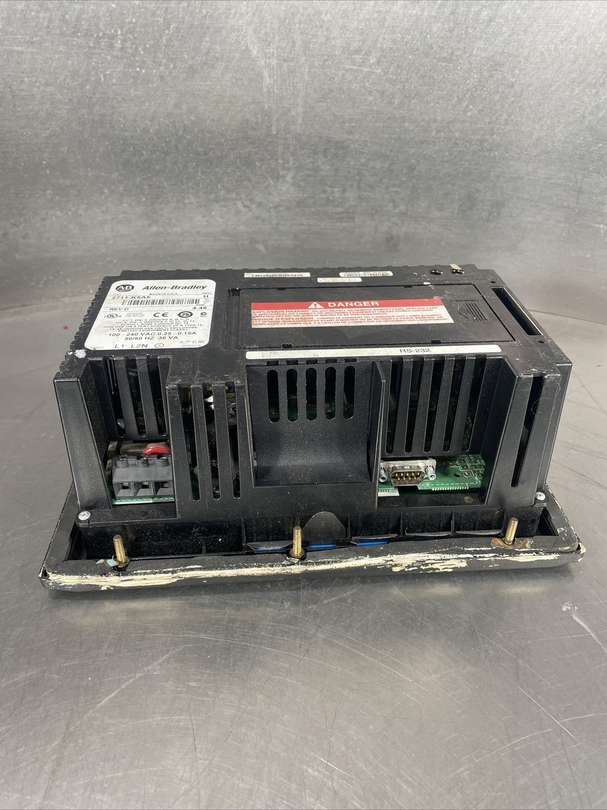 Allen Bradley 2711-K5A5 Ser H Rev D FRN 4.46           (BIN3.3.3)