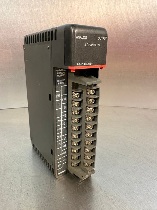 Automation Direct F4-04DAS-1  4-Chan 4mA-20mA Anal Out. 12-32Vdc (5.4.5)