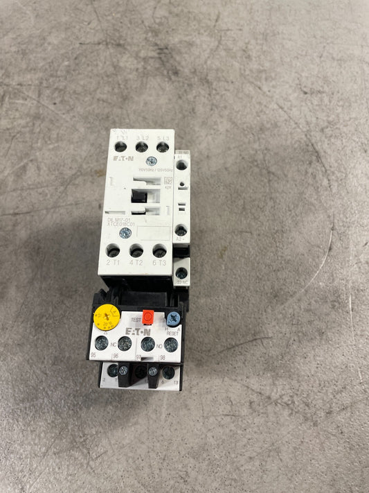 Eaton DILM17-01 XTCE018C01 White & Black 15HP 17amps 240VAC Coil Contact @3.3.5