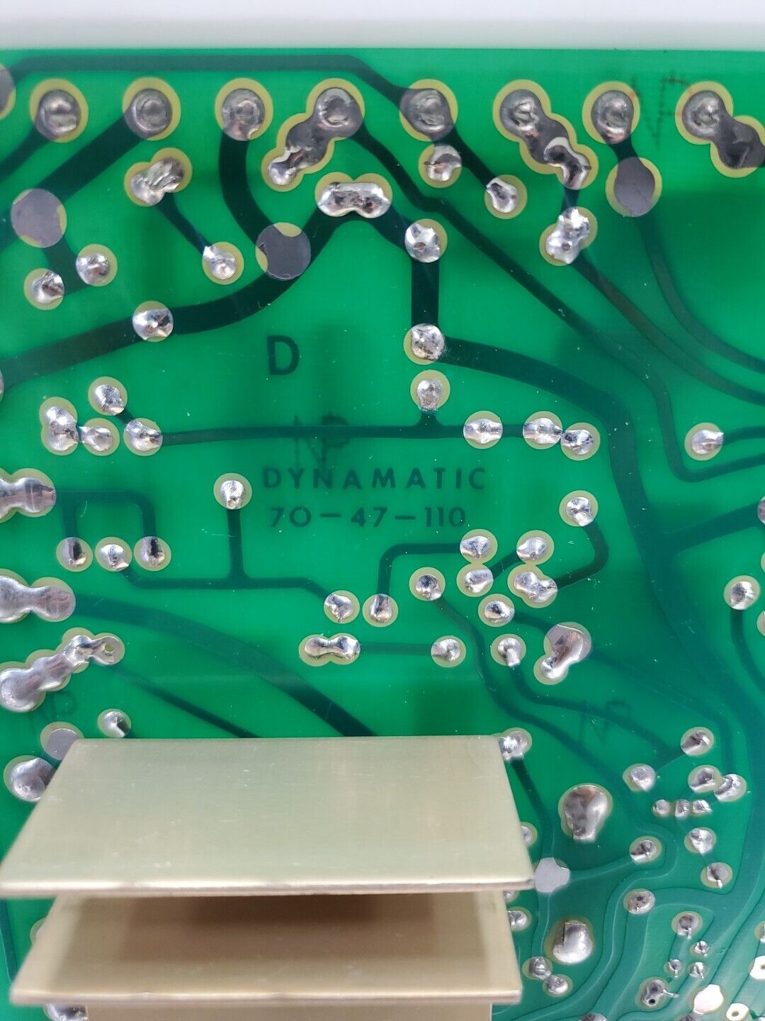 DYNAMATIC 70-47-110 Control Board.                                          3D-8