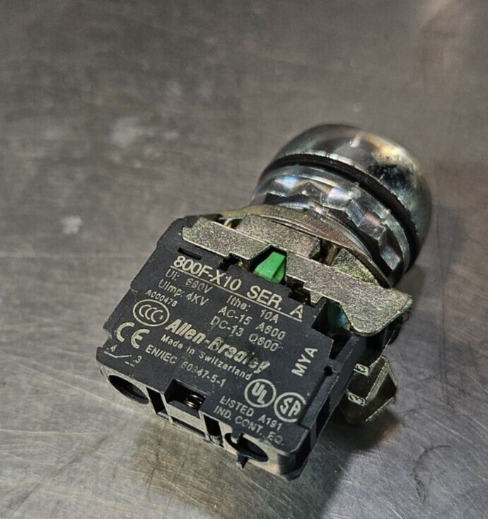 Allen Bradley 800F-X10/A Push Button green                              (BIN541)