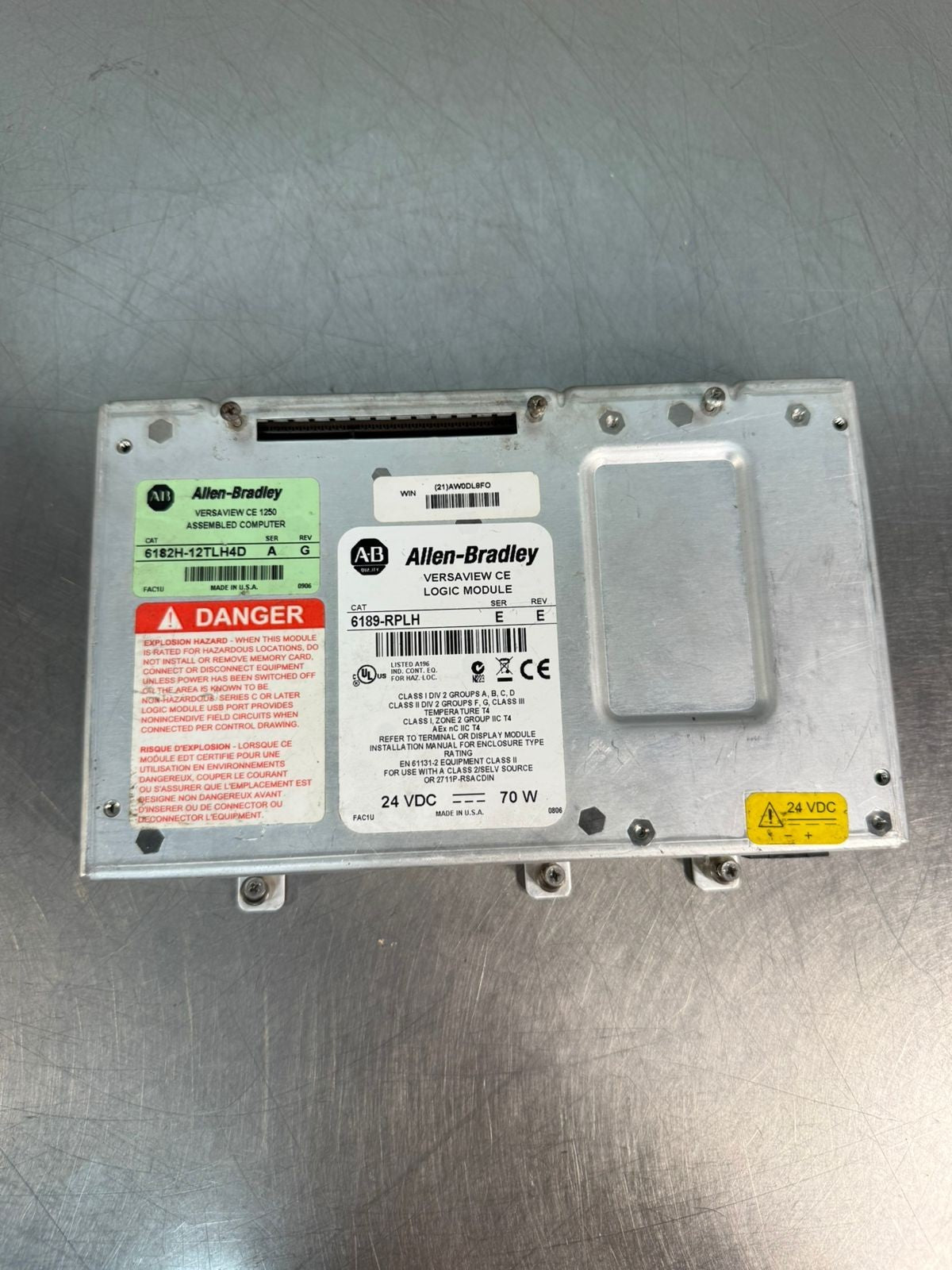 Allen Bradley 6189-RPLH /E Rev E 24VDC 70W Logic Mod.              (5.5.2)