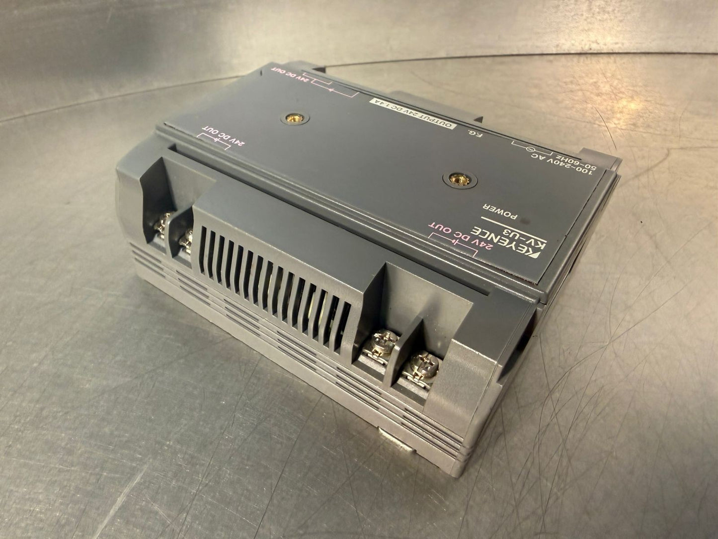  Keyence KV-U3 Power Supply 100-240Vac 50-60 24Vdc 1.4A             (7.2.3)