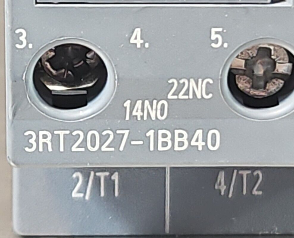 Siemens 3RT2027-1BB40 Sirius Contactor Fast Shipping  (BIN2.3.3)