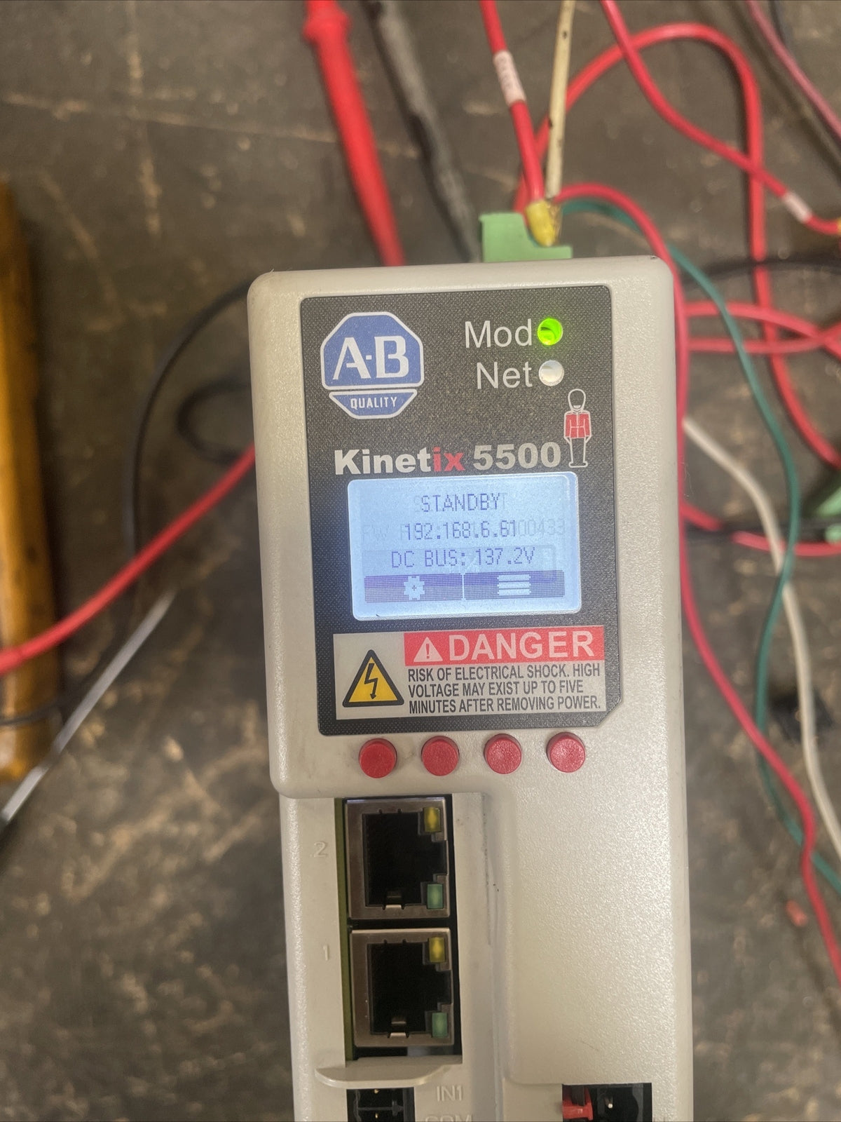 Allen Bradley 2198-H015-ERS Kinetix 5500  (12.5APK Servo Drive)              @1D