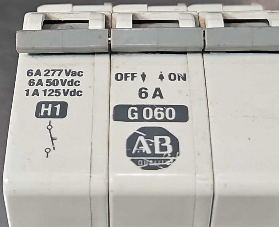 Allen-Bradley 1492-CB2 G 060 Series A H1 Circuit Breaker 6A              loc4B10