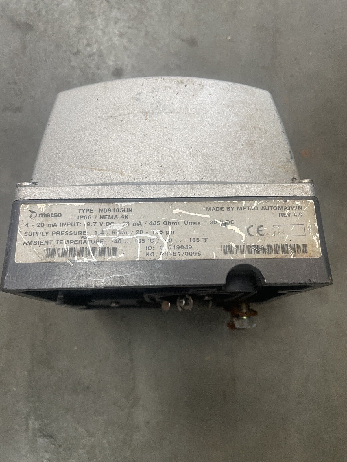 Metso ND9106HN-CE07 Intelligent Valve Controller @1D
