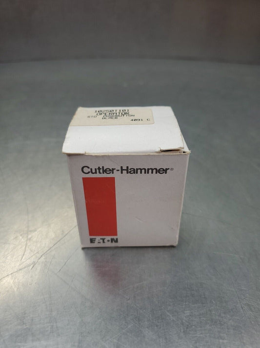 EATON/CUTLER-HAMMER 10250T101 BLACK PUSHBUTTON, OPERATOR.                  4D-42