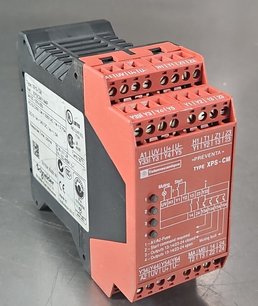 Telemecanique XPSCM1144P Preventa - XPS-CM Safety Relay                   loc4B9