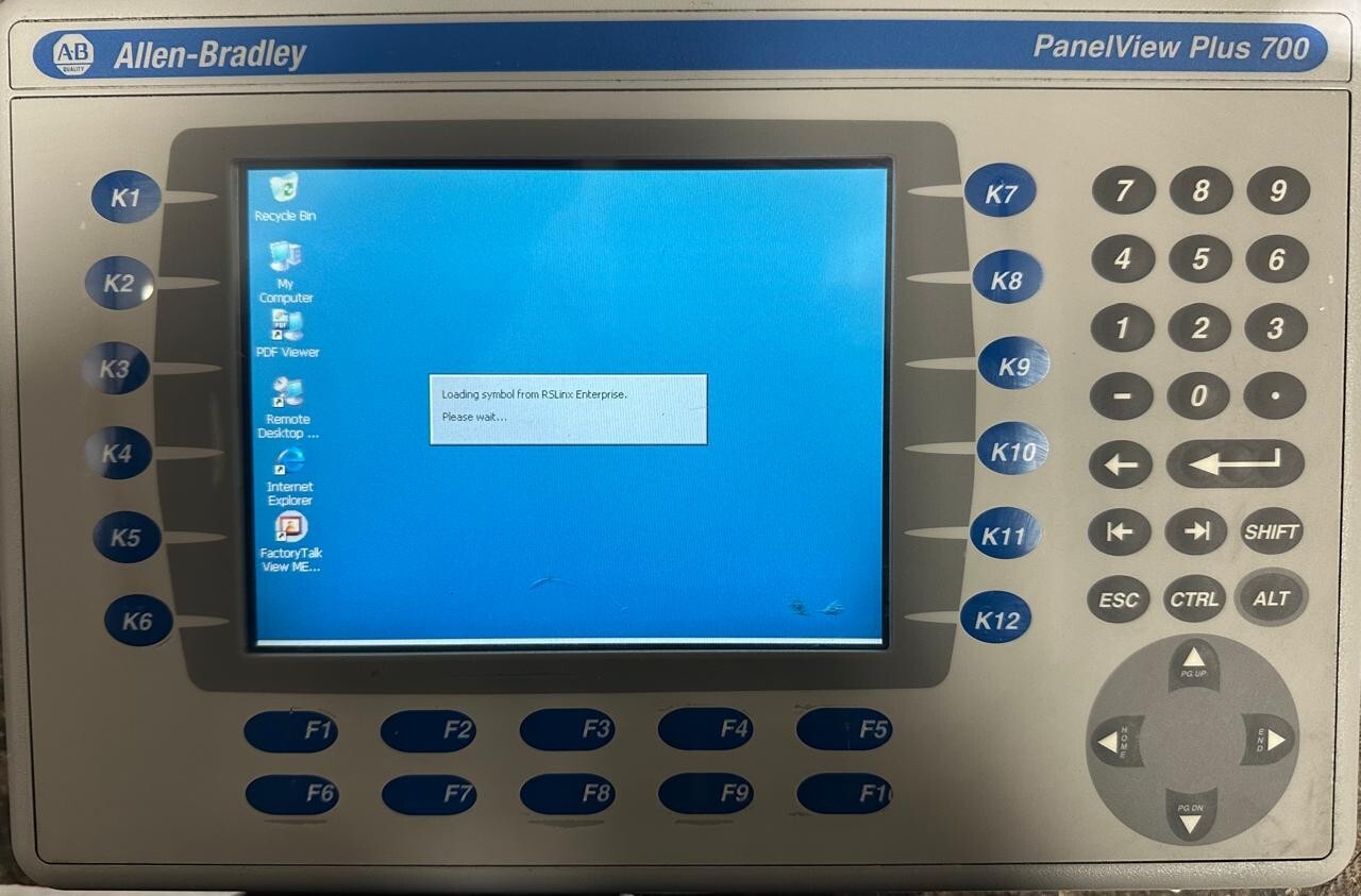 Allen Bradley 2711P-B7C4D6 Ser A PanelView Plus 700                     (BIN543)