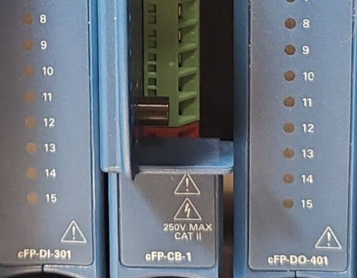 National Instruments cPF-BP-8 /2120/DI-301/CB-1/DO-401/AI-118/AO-210    (BIN325)