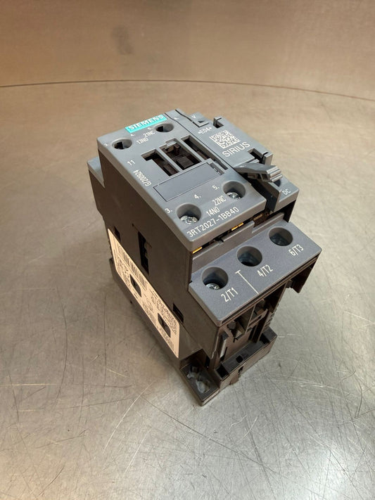 Siemens 3RT2027-1BB40 Sirius Power Contactor Motor Control        (7.4.2)
