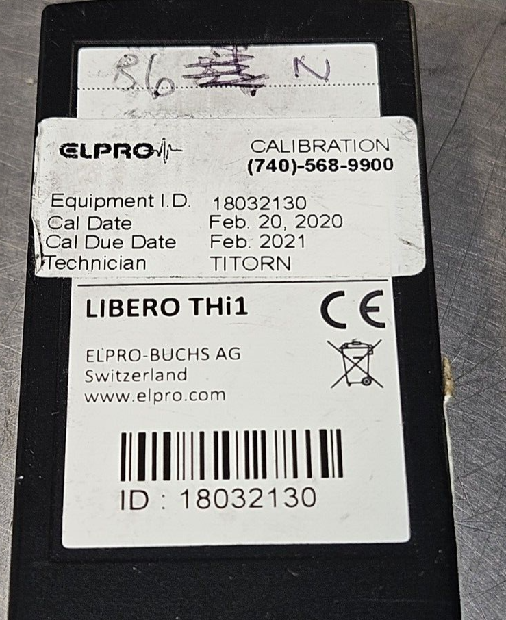 Elpro Libero THi1  Cold Chain Temperature Data Logger                   (BIN645)