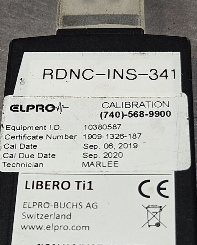 Elpro Libero Ti1  Cold Chain Temperature Data Logger                    (BIN644)