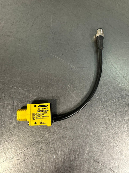 Banner Mini Beam Sensor SM31ELQDP    +10 to 30V Dc                 (5.3.3)